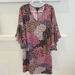 J.B.S. Women's Multicolor Paisley Dress Size 1X